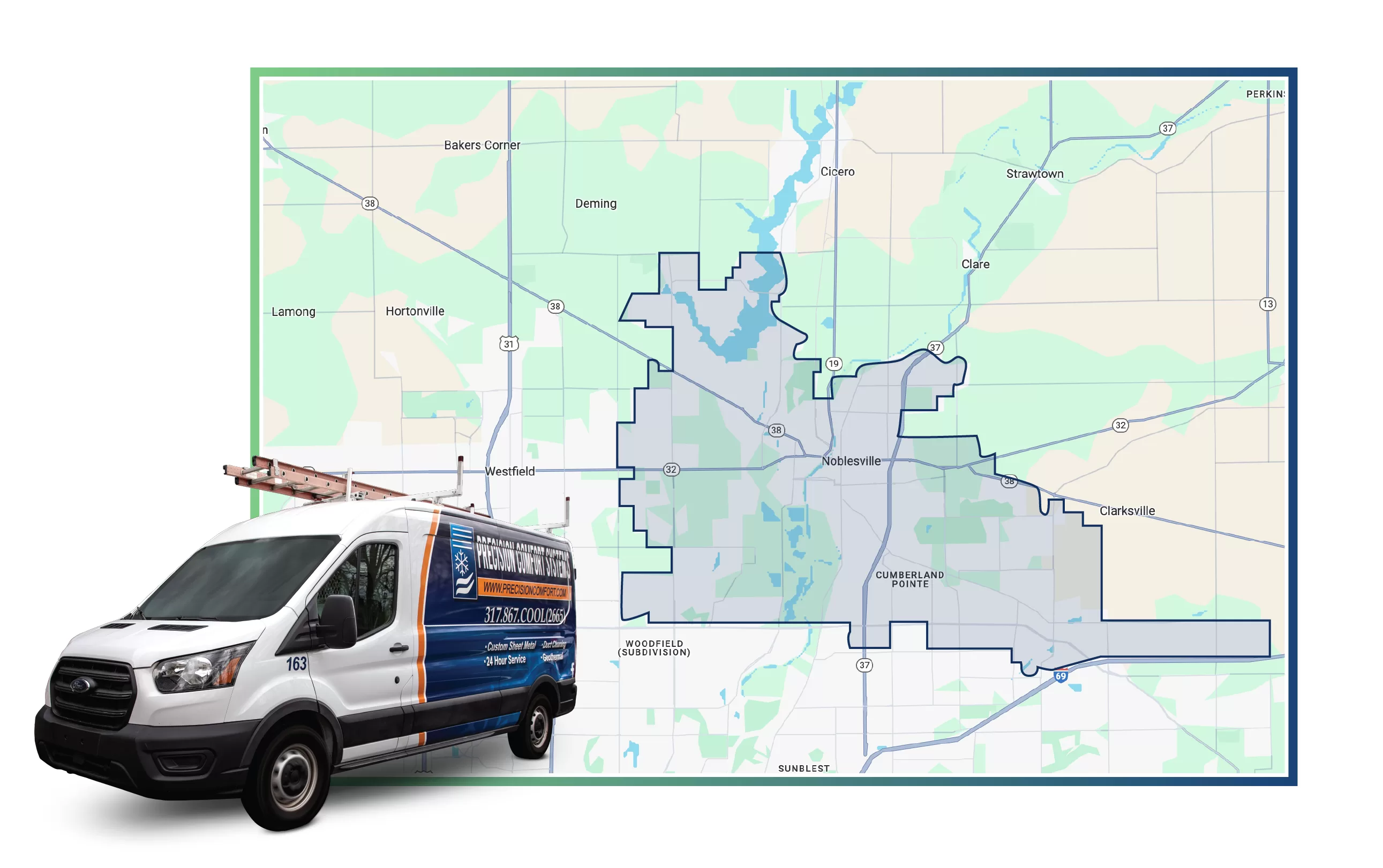 PCSTruck_NoblesvilleMap_v2 Noblesville service area