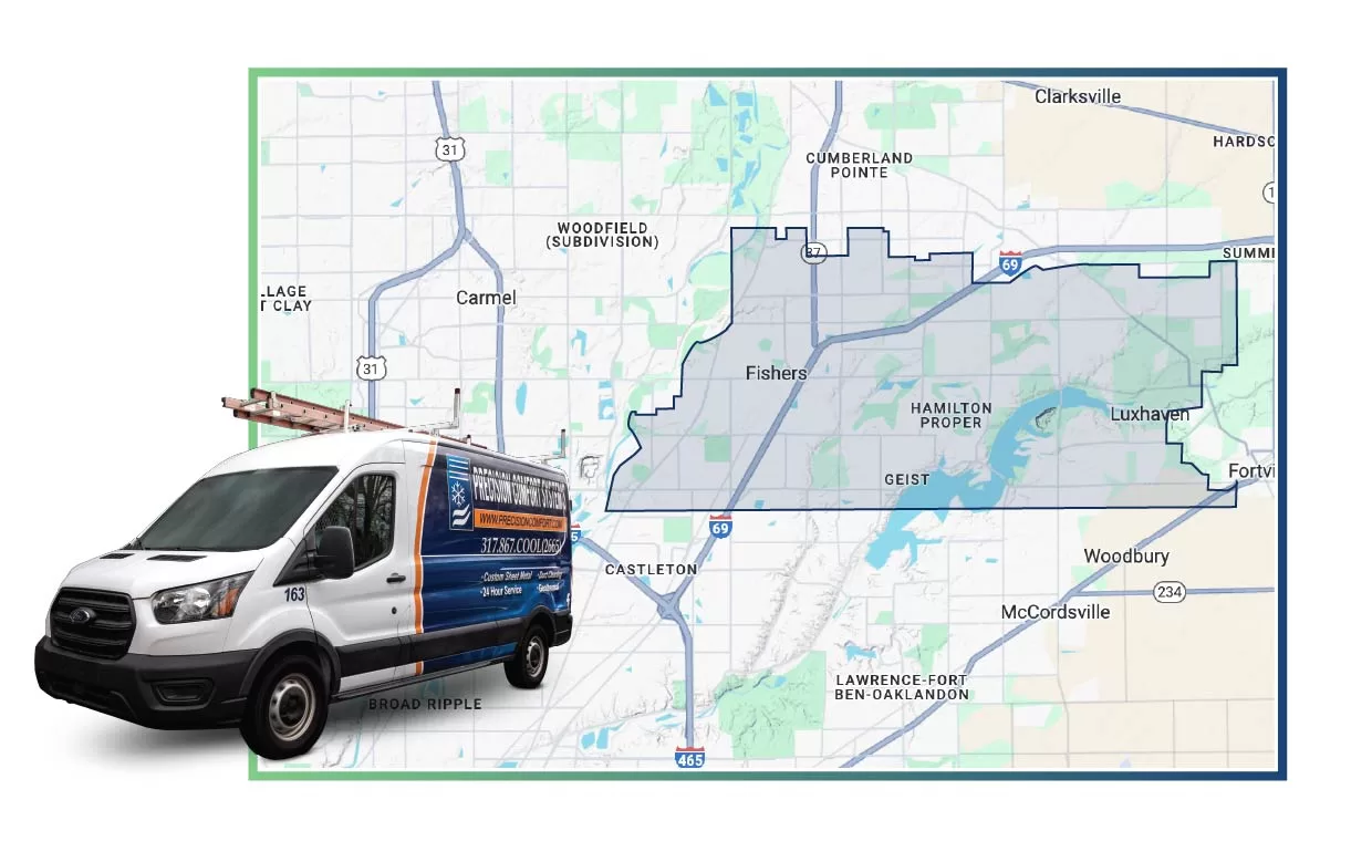PCSTruck_FishersMap_v2 Fishers, Indiana Map